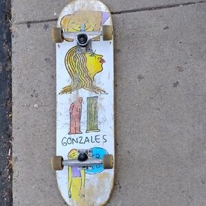 Gonz Pillar Skateboard Deck Mark Gonzales Complete Krooked Board